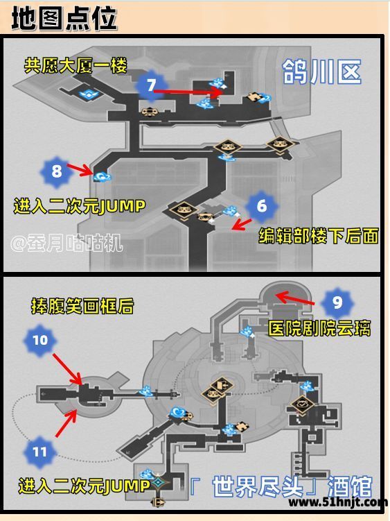 崩坏星穹铁道鸽川区和世界尽头酒馆战狸品位置图