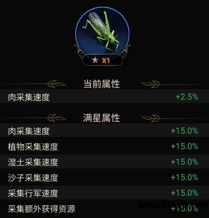 小小蚁国蝗虫采集属性