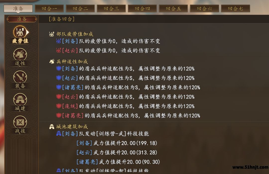 三国志之九州战详细战报回合记录