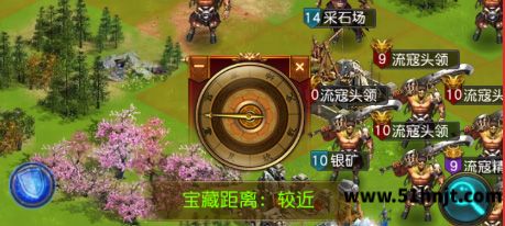 权御三国藏宝图罗盘提示宝藏距离较近