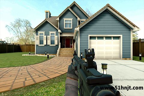 严阵以待射击住宅外围实机截图
