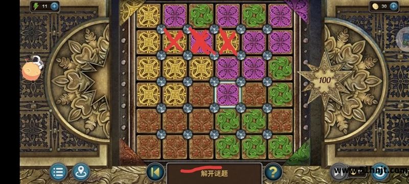 幻想时空探险方块谜题第二排固定位置