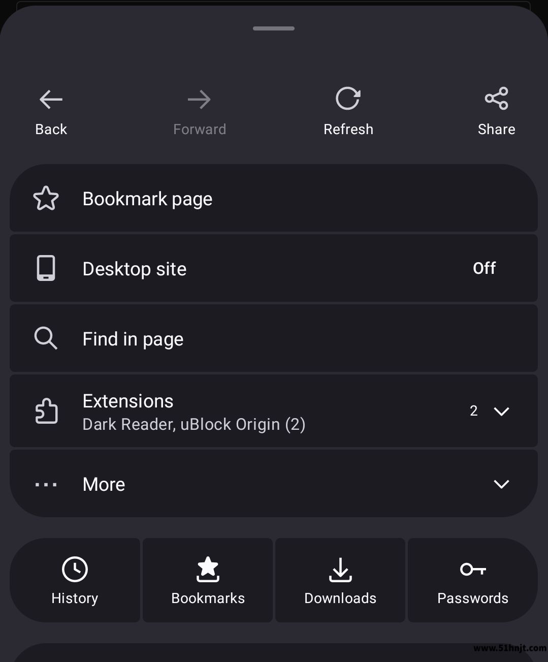 火狐浏览器电脑版网页切换-Desktop site开启与恢复手机版方法