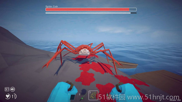 渔力全开Spider Crab蜘蛛蟹Boss战斗画面