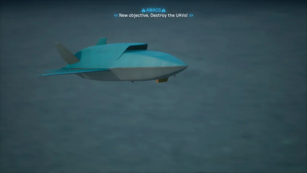 皇牌空战8第16关爆炸无人机出现及Destroy the UAVs新任务提示