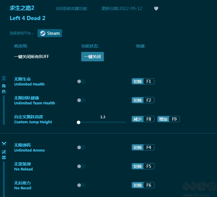 求生之路2八项修改器