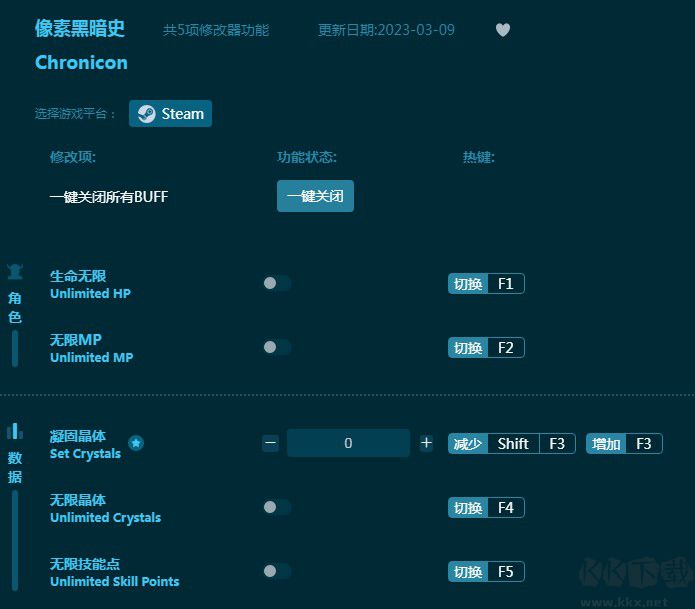 像素黑暗史实用修改器